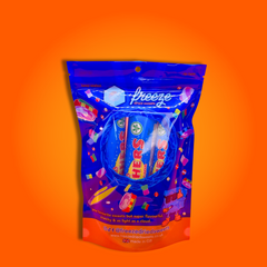 Refreshers Original Lemon Chew Bars - Freeze Dried Sweets - Vegan, Vegetarian & Halal