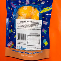 Chew Ems Fruit Salad Chews - Freeze Dried Sweets - Vegetarian, Halal, Gluten & Dairy Free