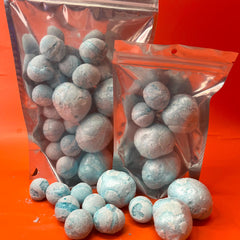 Dr. Sour Powder Balls Sour Blueberry - Freeze Dried Sweets - Vegetarian & Halal, Gluten-Free
