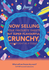 Freeze Dried Sweets POS Poster