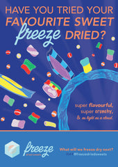 Freeze Dried Sweets POS Poster
