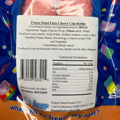 Fizzy Cherry Cola Bottles - Freeze Dried Sweets