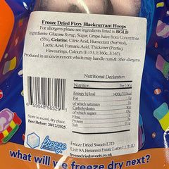 Fizzy Blackcurrant Hoops - Freeze Dried Sweets | Gluten-Free