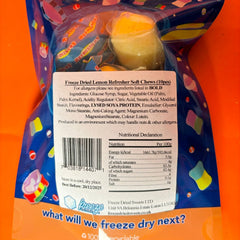 Lemon Refresher Soft Chews - Freeze Dried Sweets - Vegetarian