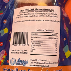 Duck Marshmallows - Freeze Dried Sweets | Gluten Free
