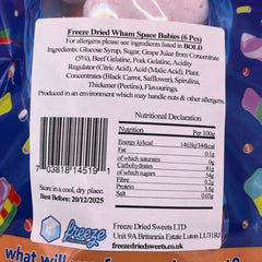 Wham Space Babies - Freeze Dried Sweets