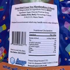 Green Tree Marshmallows - Freeze Dried Sweets | Gluten Free