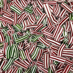 Green and Red Poles - Freeze Dried Sweets