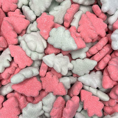 Fizzy Red and Green Christmas Trees - Freeze Dried Sweets | Gluten Free and Dairy Free