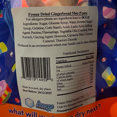 Gingerbread Men - Freeze Dried Sweets