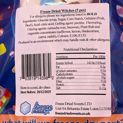 Witches - Freeze Dried Sweets | Gluten Free Sweets