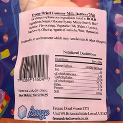 Gummy Milk Bottles - Freeze Dried Sweets