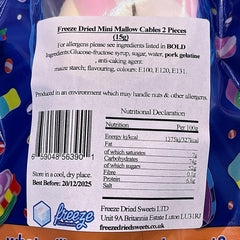 Mini Mallow Cables - Freeze Dried Sweets | Gluten-Free
