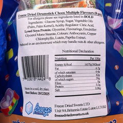 Drumstick Choos (Multiple Flavours) - Freeze Dried Sweets - Vegetarian & Vegan