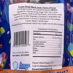 Black Jack Chews - Freeze Dried Sweets
