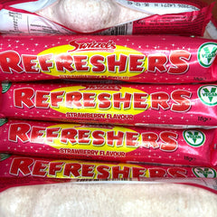 Refreshers Strawberry Chew Bars - Freeze Dried Sweets - Vegan, Vegetarian & Halal