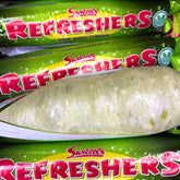 Refreshers Sour Apple Chew Bars - Freeze Dried Sweets - Vegan, Vegetarian & Halal