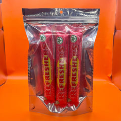 Refreshers Strawberry Chew Bars - Freeze Dried Sweets - Vegan, Vegetarian & Halal
