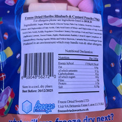 Rhubarb & Custard Pencils - Freeze Dried Sweets