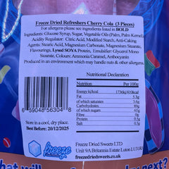 Refreshers Cherry Cola Chew Bar - Freeze Dried Sweets - Vegan, Vegetarian & Halal