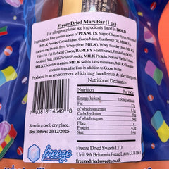 Mars Bar - Freeze Dried Sweets - Vegetarian