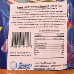 Christmas Treats Mix 14-15 Pieces - Freeze Dried Sweets