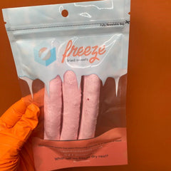 Tongue Painter Sour Strawberry x 3 Chew Bars - Freeze Dried Sweets