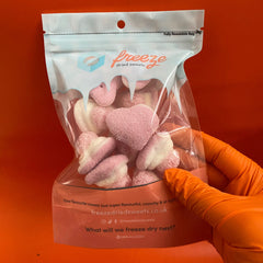 Freeze Dried Gluten Free Sweets - Bulk Orders Only - Triple Hearts 10 Pieces