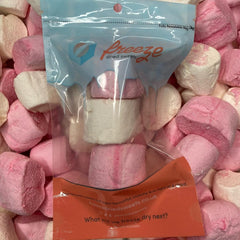 Pink and White Marshmallows - Freeze Dried Sweets