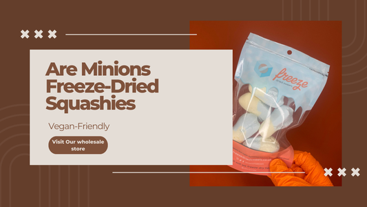 Minions freeze dried squashies vegan friendly