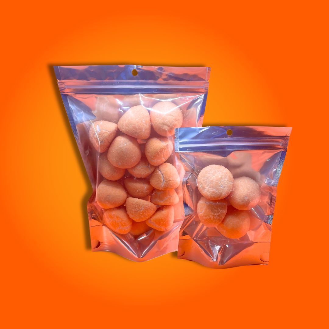 Orange Paint Balls - Freeze Dried Sweets