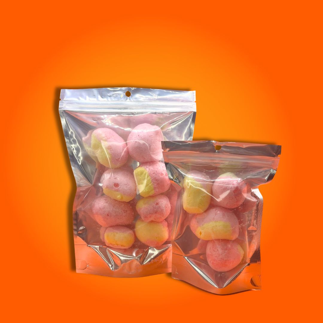 Hard Rhubarb and Custards - Freeze Dried Sweets