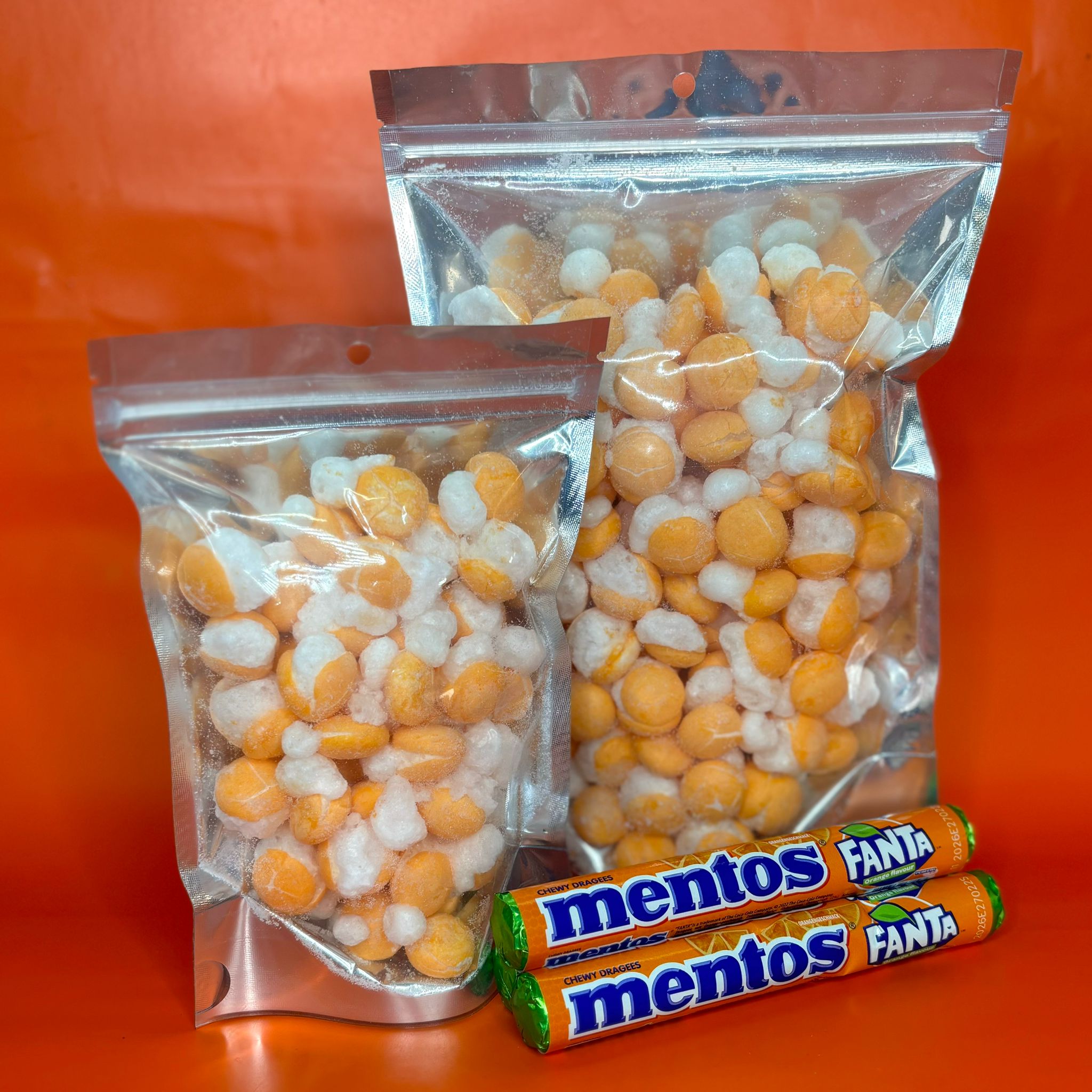 Fanta Orange Mentos  - Freeze Dried Sweets