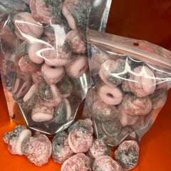 Fizzy Blackcurrant Hoops 50g - Freeze Dried Sweets | Gluten-Free