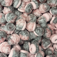 Fizzy Blackcurrant Hoops 50g - Freeze Dried Sweets | Gluten-Free