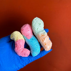 Neon Worms 4 Pieces - Freeze Dried Sweets | Gluten Free