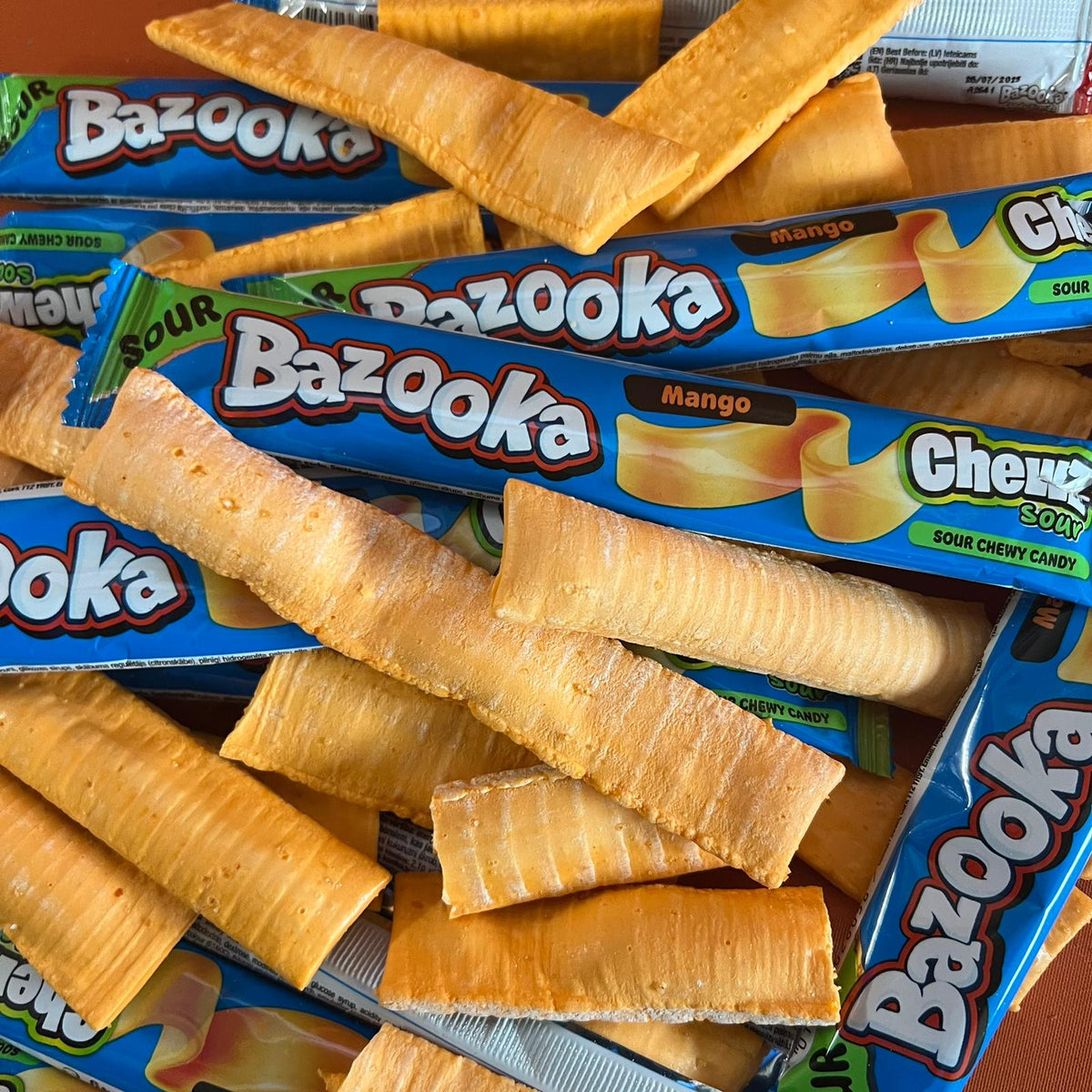 Ka-boom Mango Sour Chew Bars x3 - Freeze Dried Sweets