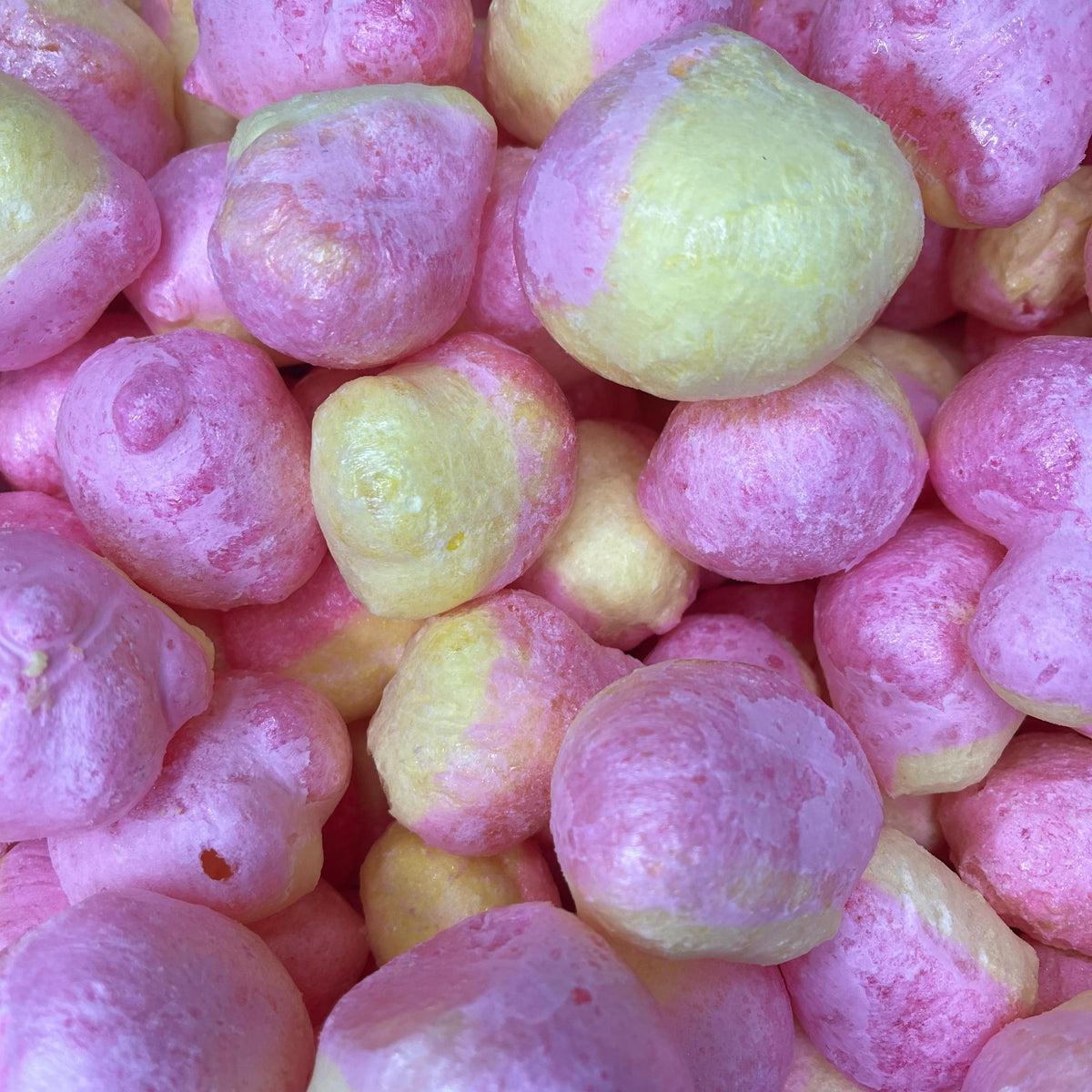 Hard Rhubarb and Custards - Freeze Dried Sweets