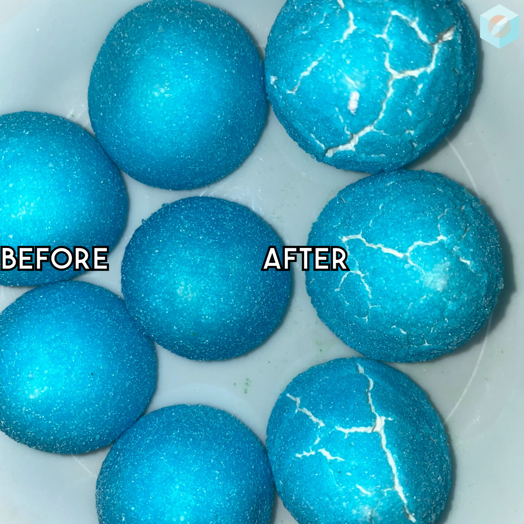 Blue Paint Balls 4 Pieces  - freeze dried candy in bulk