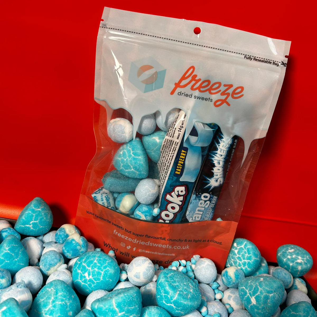 Blue Mix Approximately 150g - Freeze Dried Sweets