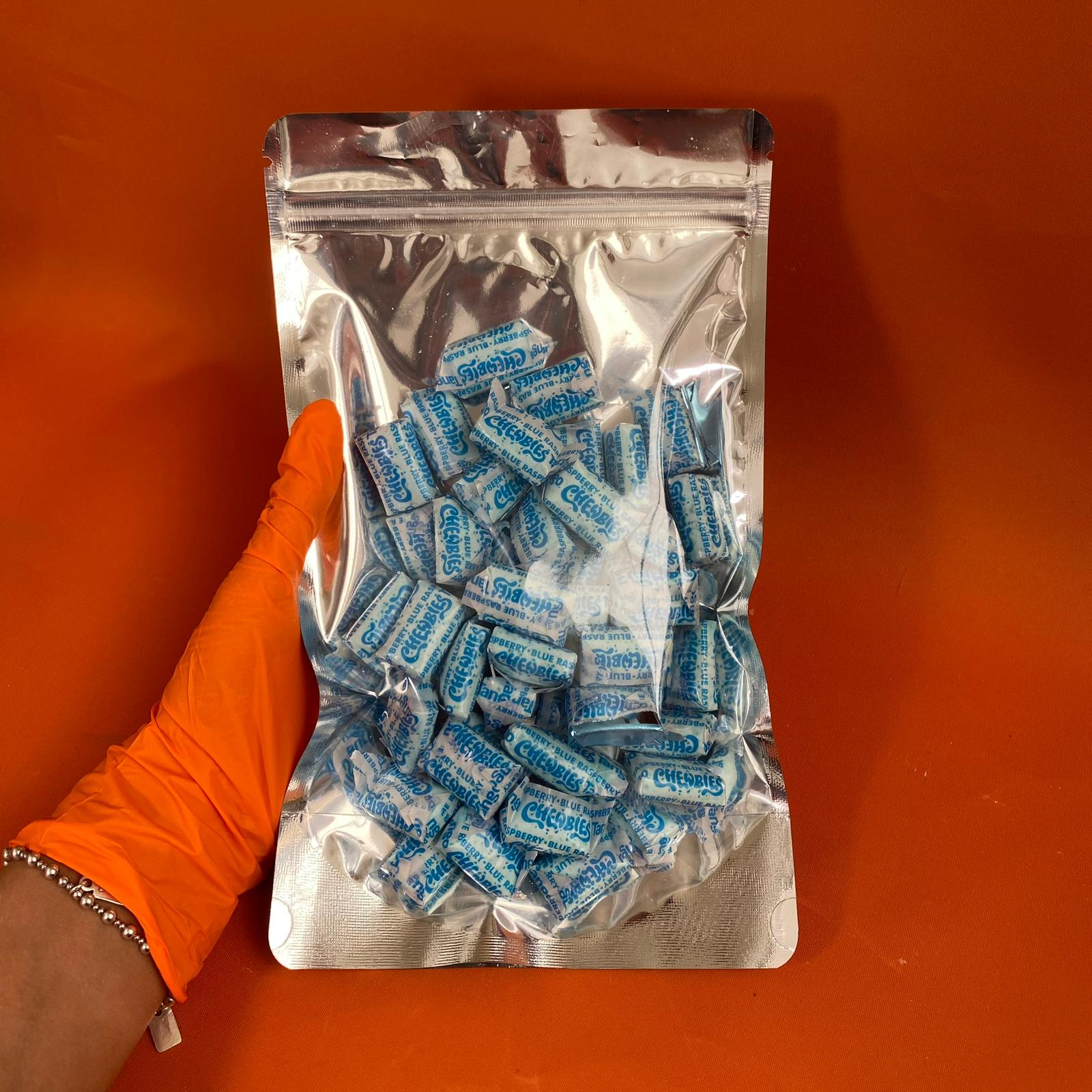 Tango Blue Raspberry Chewbies 10 Pieces - Freeze Dried Sweets