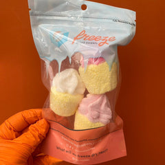 Cupcake Marshmallows 3 pieces - Freeze Dried Sweets