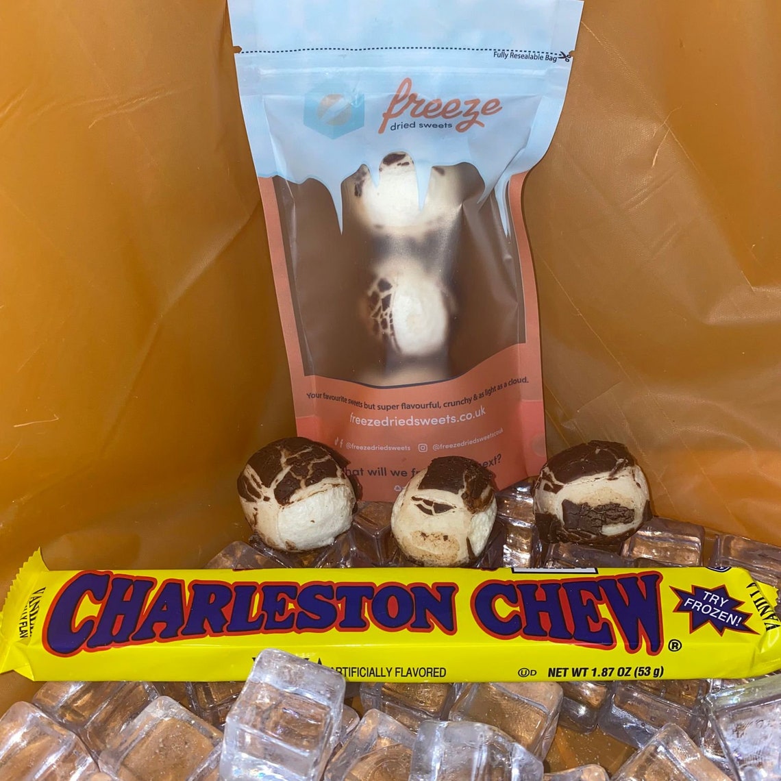 Charleston Chew Vanilla 3 pieces - Imported directly from USA