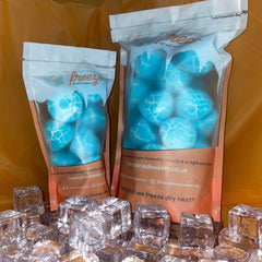 Blue Paint Balls 4 Pieces - Freeze Dried Sweets