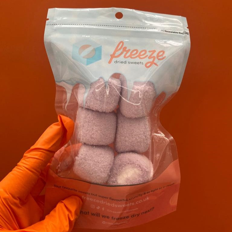 Vimto Fizzy Marshmallows 6 Pieces - Freeze Dried Sweets