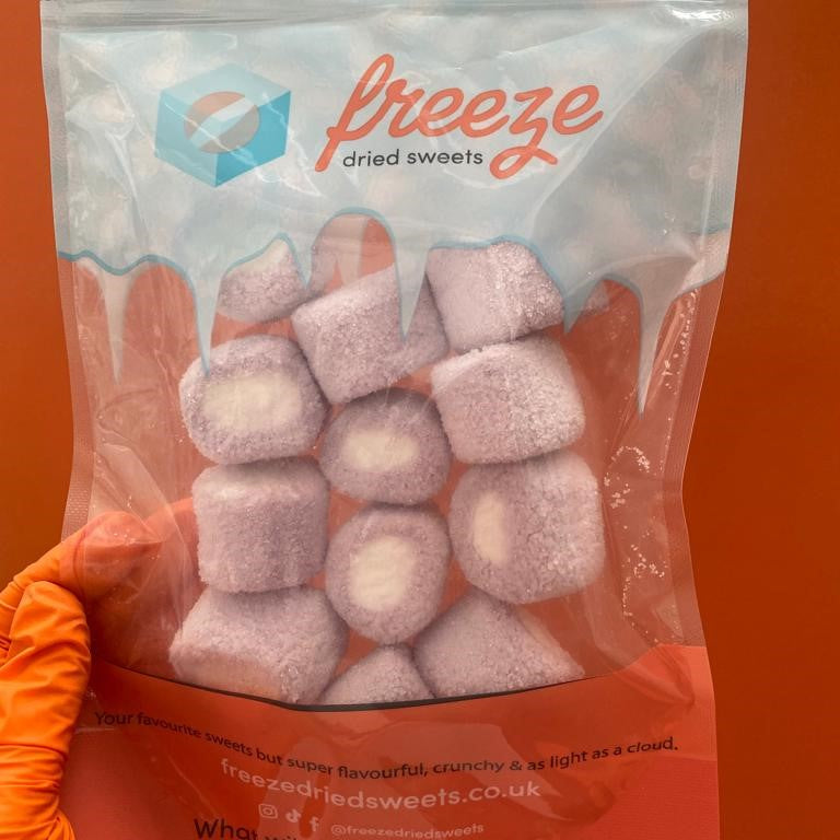 Shop Vimto Freeze Dried Marshmallows 6 Pieces - Bulk Orders - freezing dried sweets to retailers in the UK